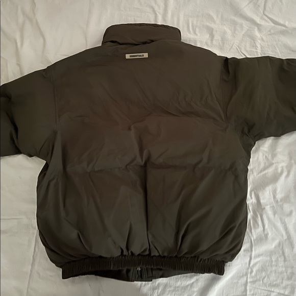 Fear of God x Essentials Black Puffer Jacket Size M